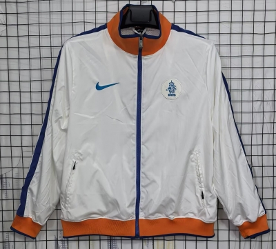 2026 Netherlands white windbreaker jacket S-XXL